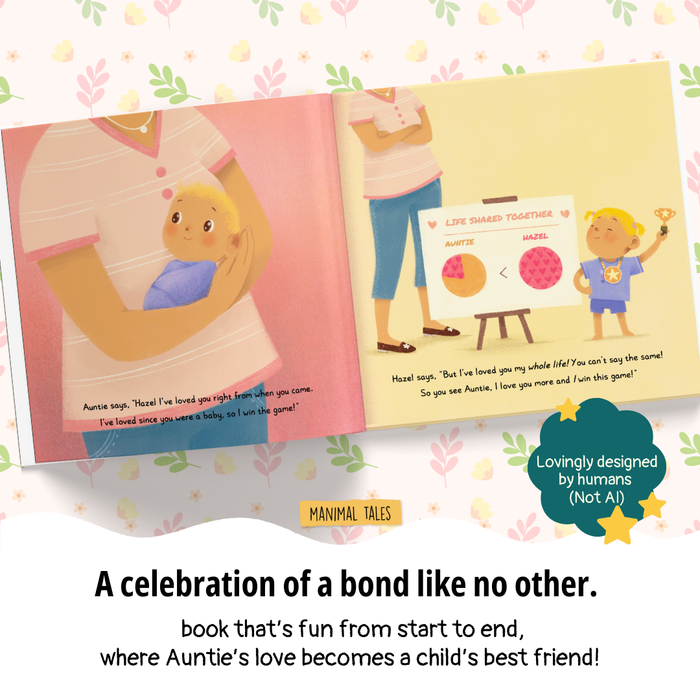 Interior preview 7 from Auntie Loves Me The Most, a personalized children’s book