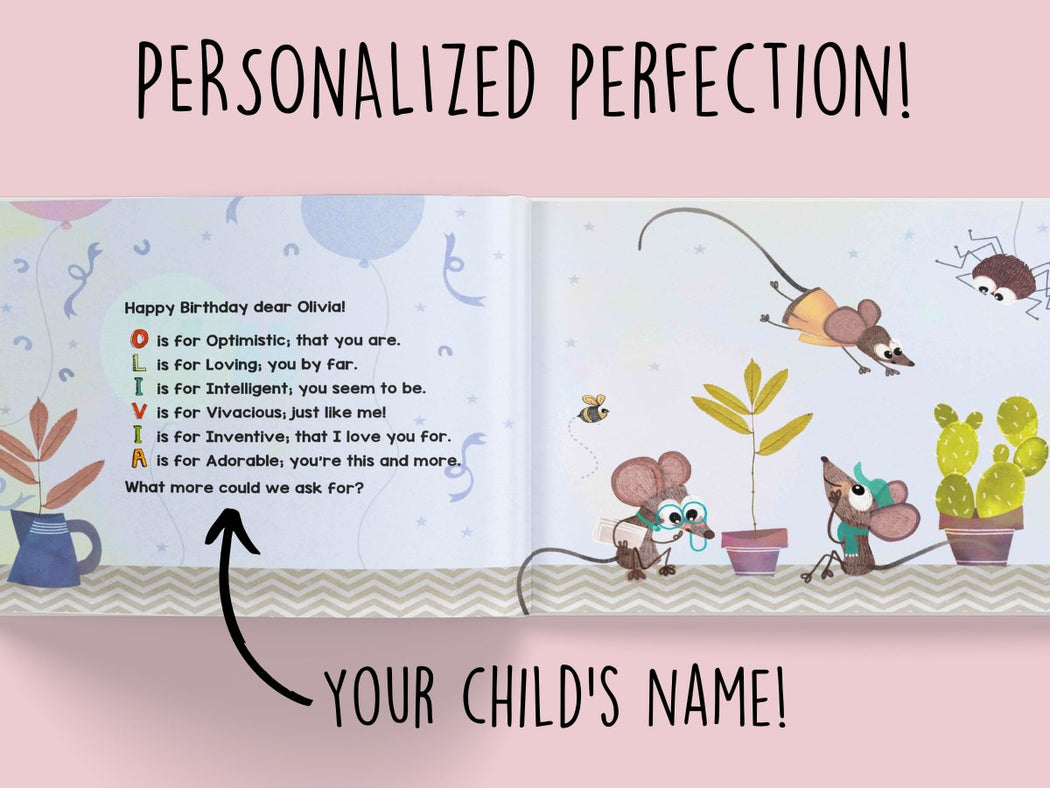 I Love You This Much, Personalized Children's Book