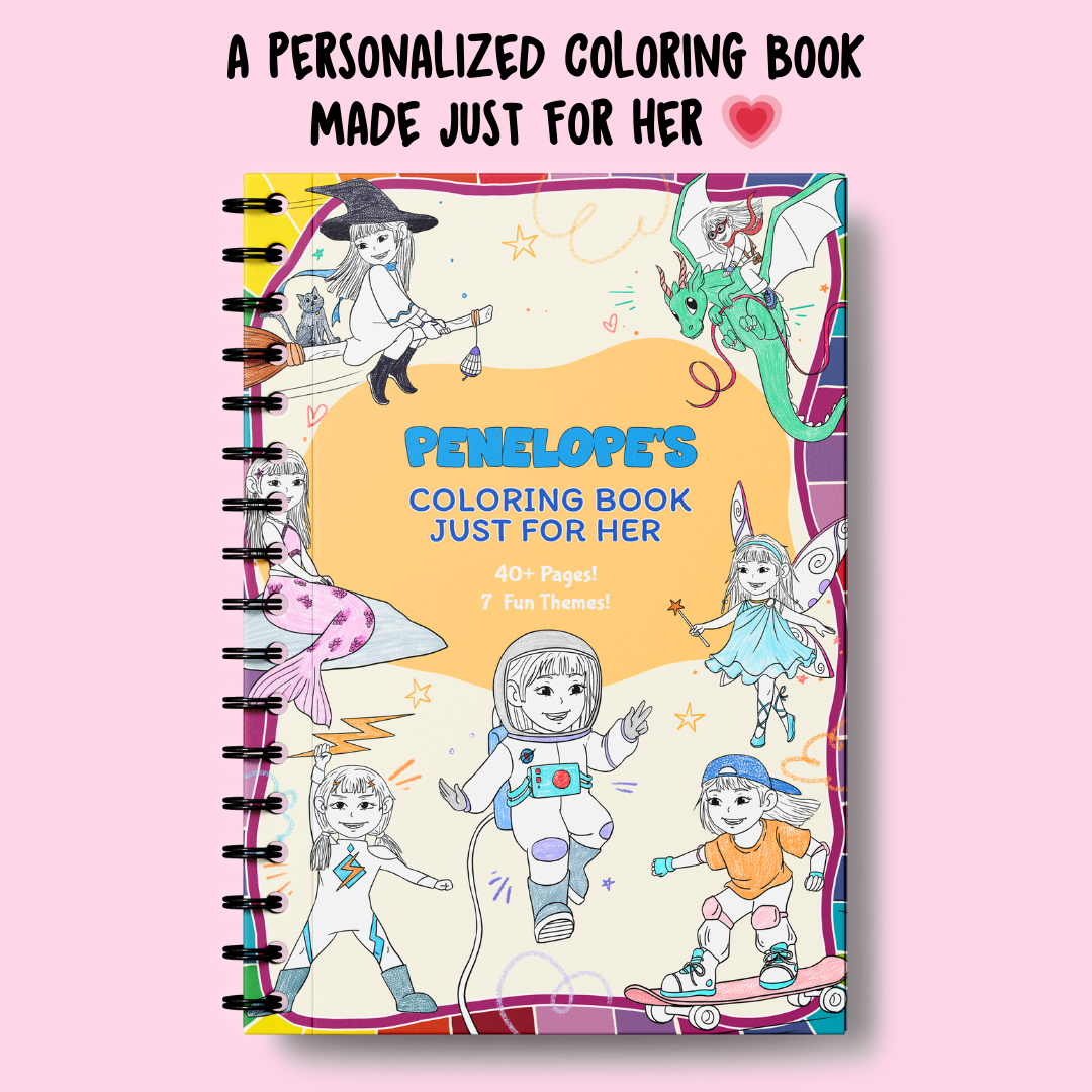 My Coloring Book, Just For Me! (For Girls)