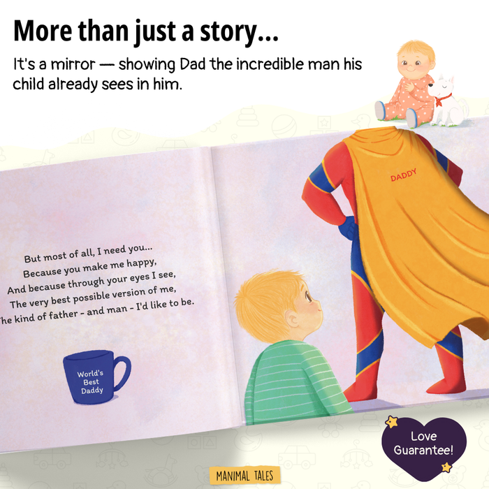 Interior preview 6 from Why A Father Needs Their Son / Daughter, a personalized children’s book