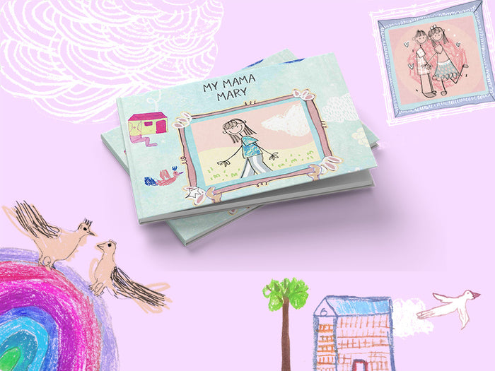 Interior preview 6 from All About Mom *Scrapbook*, a personalized children’s book