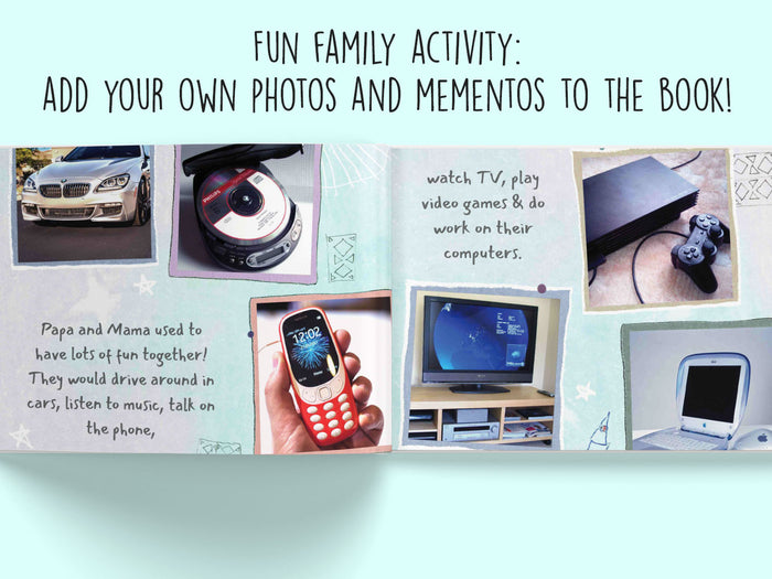 Interior preview 4 from All About Dad *Scrapbook*, a personalized children’s book